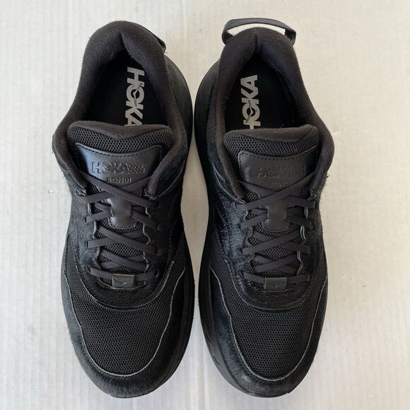 Hoka One One X Engineered Garments Bondi L Black/Cow Hair Athletic Shoes M 14 - Picture 5 of 16
